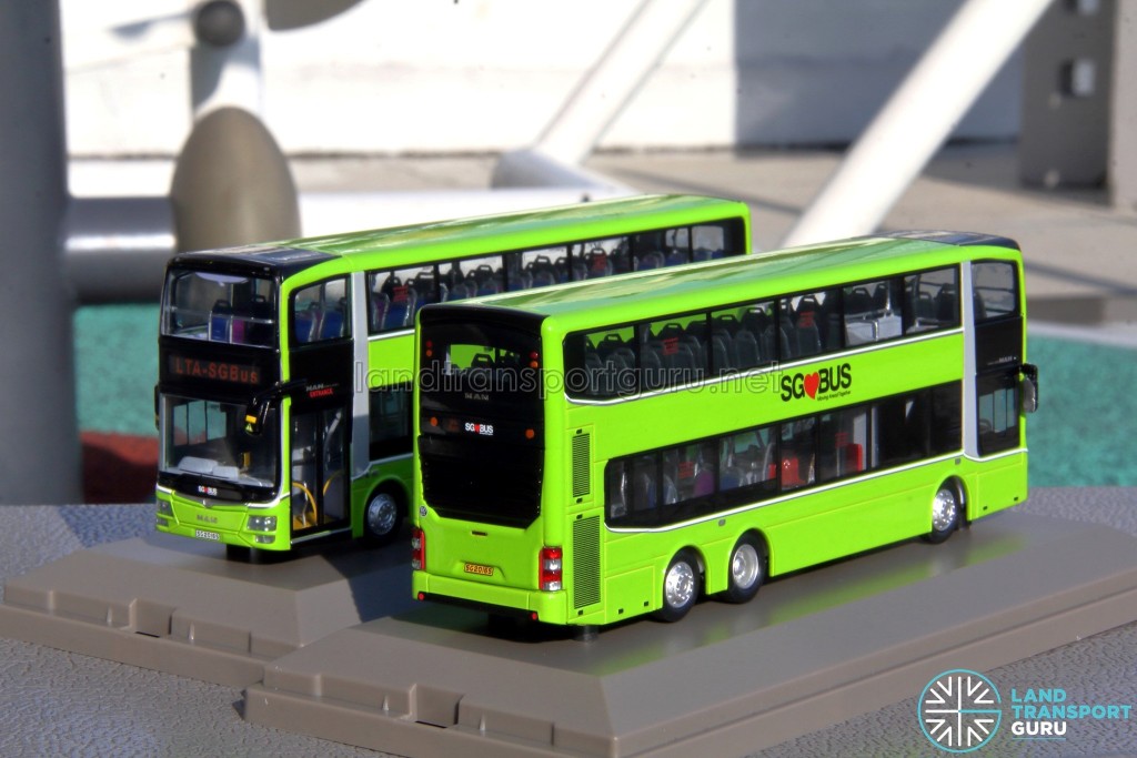 Knackstop MAN A95 bus model - Rear and Front