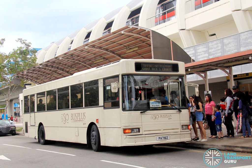 Bus-Plus Dennis Lance UMW (PA716Z) - Tampines Retail Park Shuttle (Tampines Route)