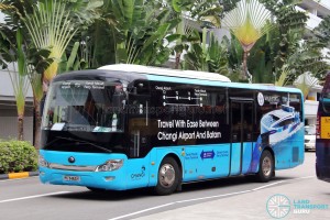 PC3463Y on the Changi Airport—Tanah Merah Ferry Terminal Shuttle (Old Livery)