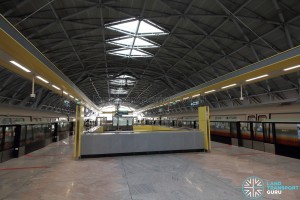 Tuas Crescent MRT Station - Platform level