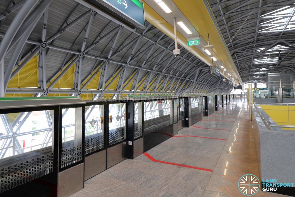 Tuas Crescent MRT Station - Platform A (to Pasir Ris)