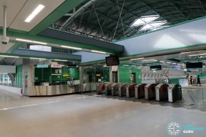 Tuas Link MRT Station - Concourse level PSC & Faregates