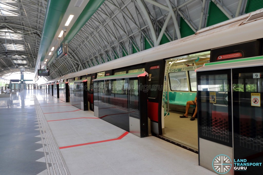 Tuas Link MRT Station - Platform B (to Pasir Ris)