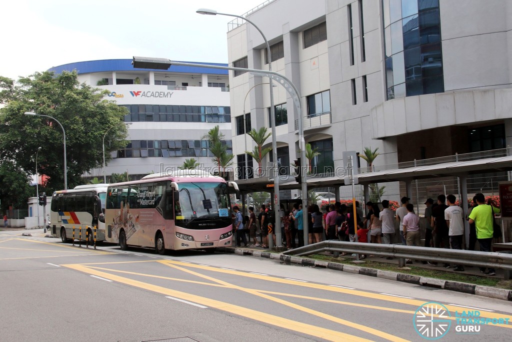 Tuas West Extension Open House - Shuttle Boarding Point at Joo Koon