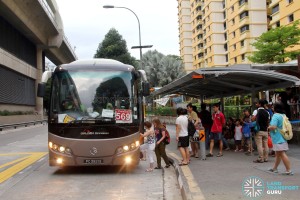 Tuas West Extension Open House - Shuttle Boarding Point at Pioneer