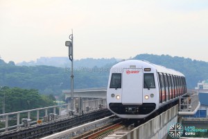 SMRT's newest train, the C151B, is only equipped with CBTC