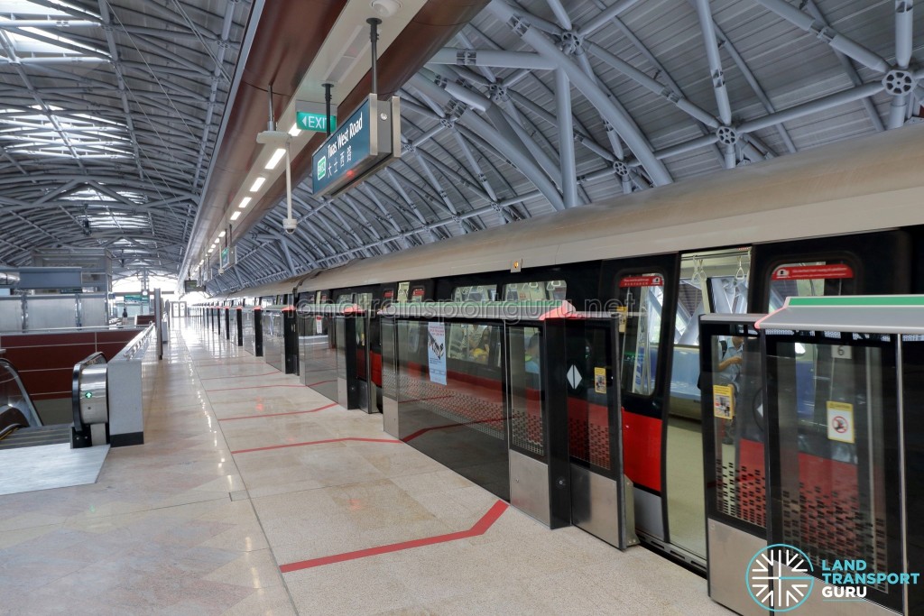 Tuas West Road MRT Station - Platform B