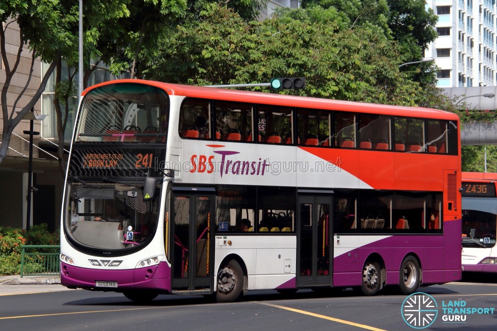 SBS Transit Volvo B9TL Wright (SG5374B) - Service 241