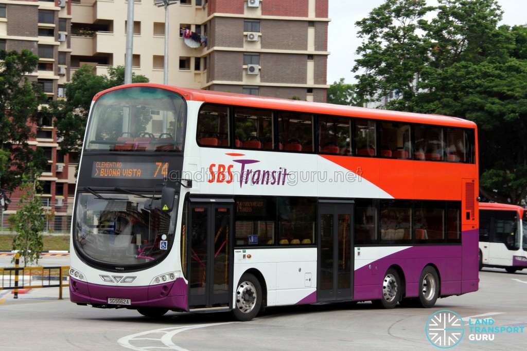 SBS Transit Volvo B9TL Wright (SG5562A) - Service 74