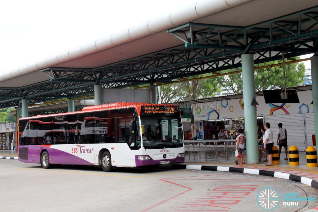 SBS Transit Mercedes-Benz Citaro (SBS6590A) - Service 329 at Hougang Central Interchange