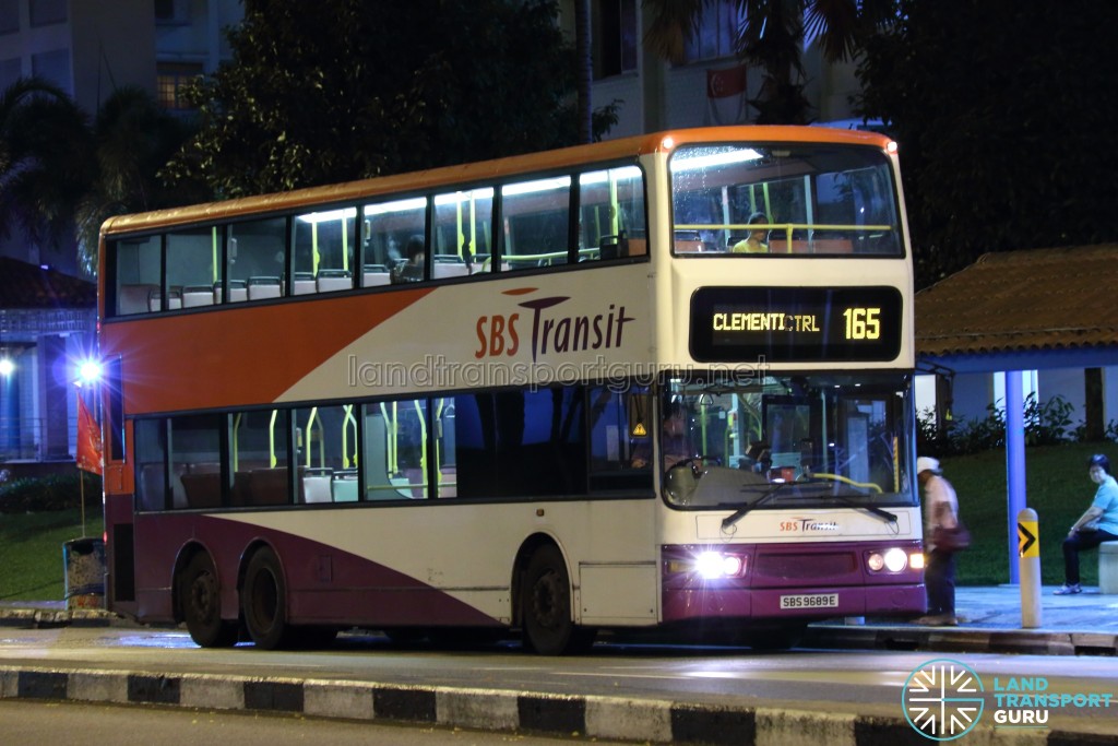 SBS Transit Dennis Trident (SBS9689E) - Service 165