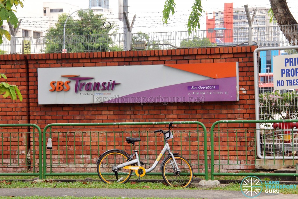 SBS Transit Ang Mo Kio Depot - Signage