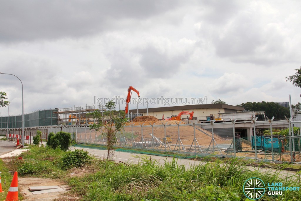 Hougang Bus Depot Expansion: View from Kim Chuan Road