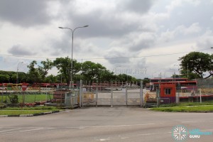 Hougang Bus Depot - Rear Entrance along Kim Chuan Road