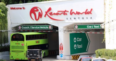 RWS Basement - Ingress lanes from Sentosa Gateway