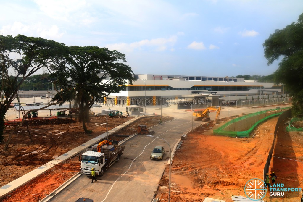 Seletar Bus Depot Construction (July 2017)