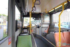 Volvo B10BLE CNG - Interior (Aisle and Front portion)