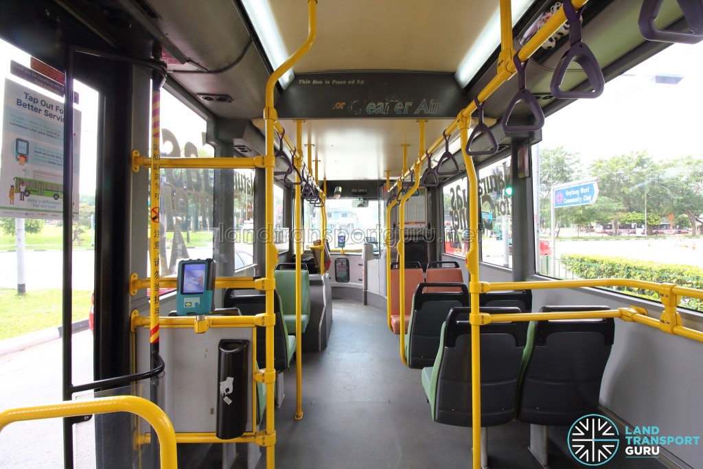 Volvo B10BLE CNG - Interior (Mid to Front)