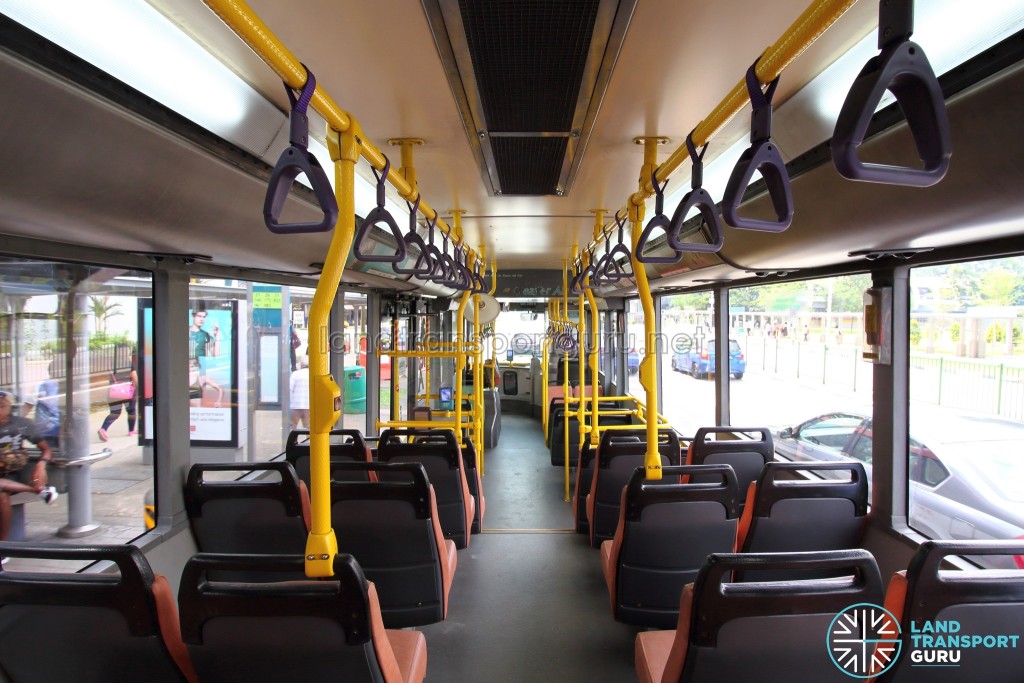Volvo B10BLE CNG - Interior (Rear to Front)