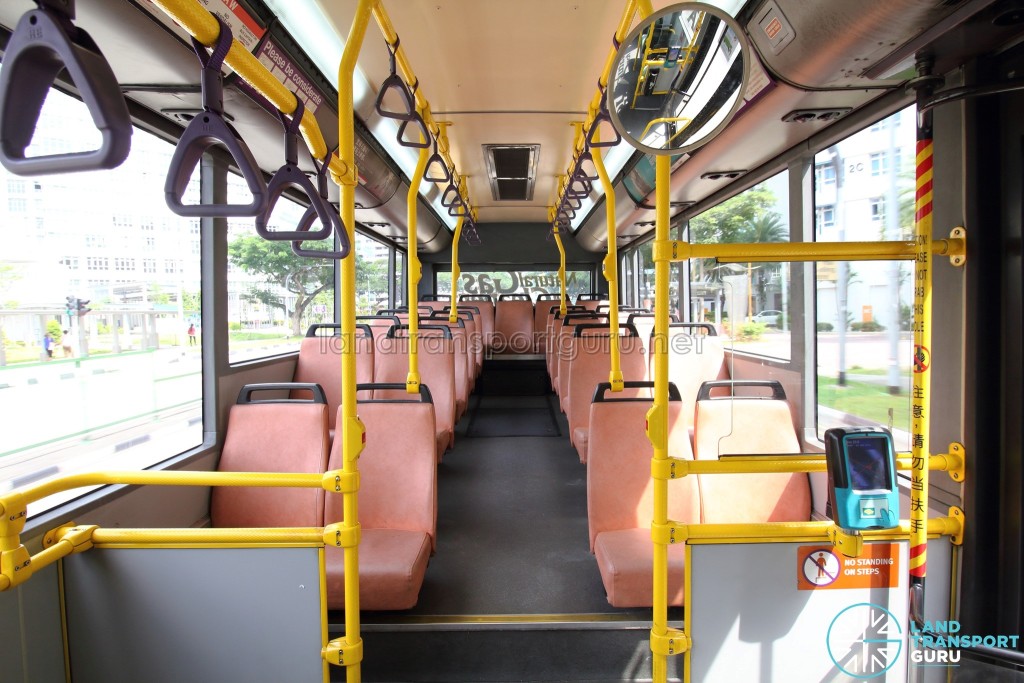 Volvo B10BLE CNG - Interior (Mid to Rear)