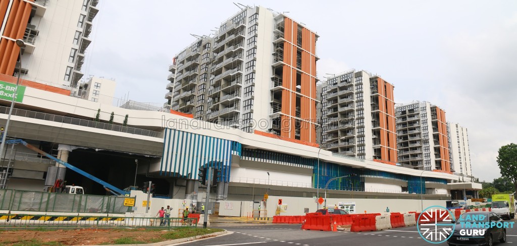Construction of Yishun Bus Interchange as part of Northpoint City