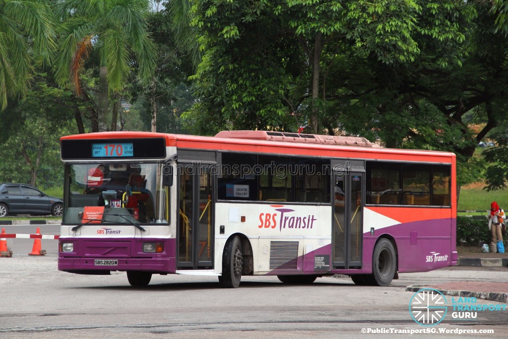 SBST Volvo B10M Mark IV DM3500 (SBS2820M) - Service 170X