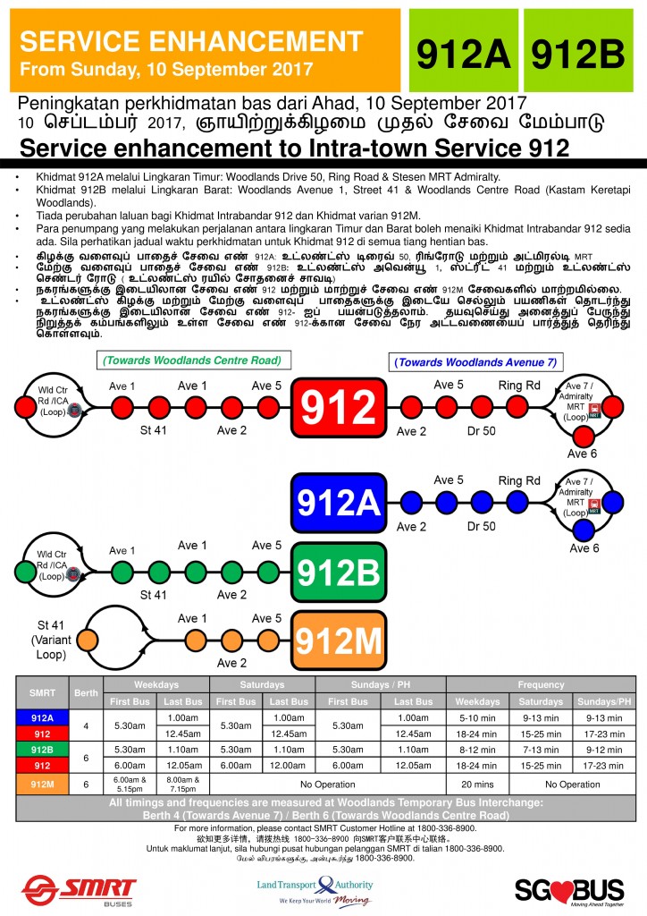 Service 912 Service Enhancement Poster