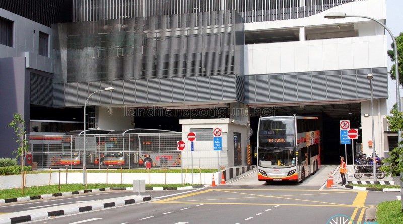 Bukit Panjang Bus Interchange - Egress lane