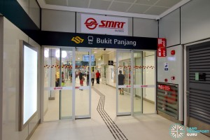 Bukit Panjang Bus Interchange - Petir Road entrance, leading to Bukit Panjang LRT station