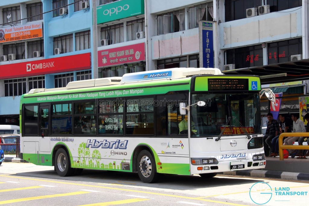 Hino Blue Ribbon City Hybrid (JSH2448) - Service 7B