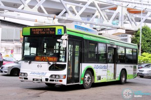 Hino Blue Ribbon City Hybrid (JSH2448) - Service 7B