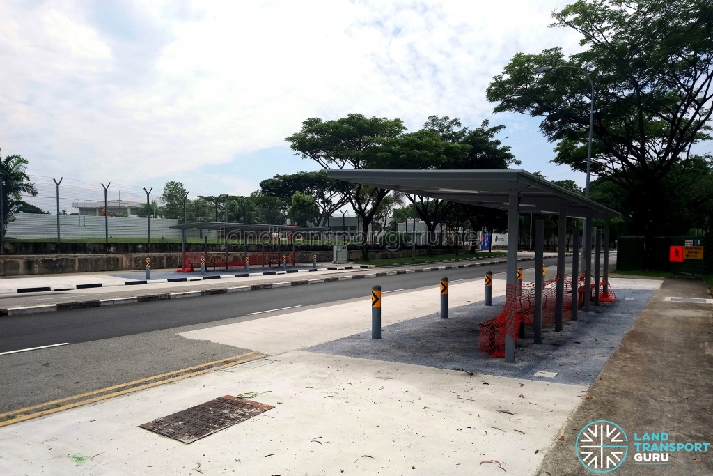 Kaki Bukit Road 5: New Bus Stops under construction