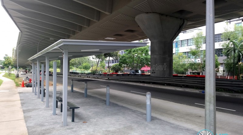 Kaki Bukit Avenue 3: New Bus Stops under construction
