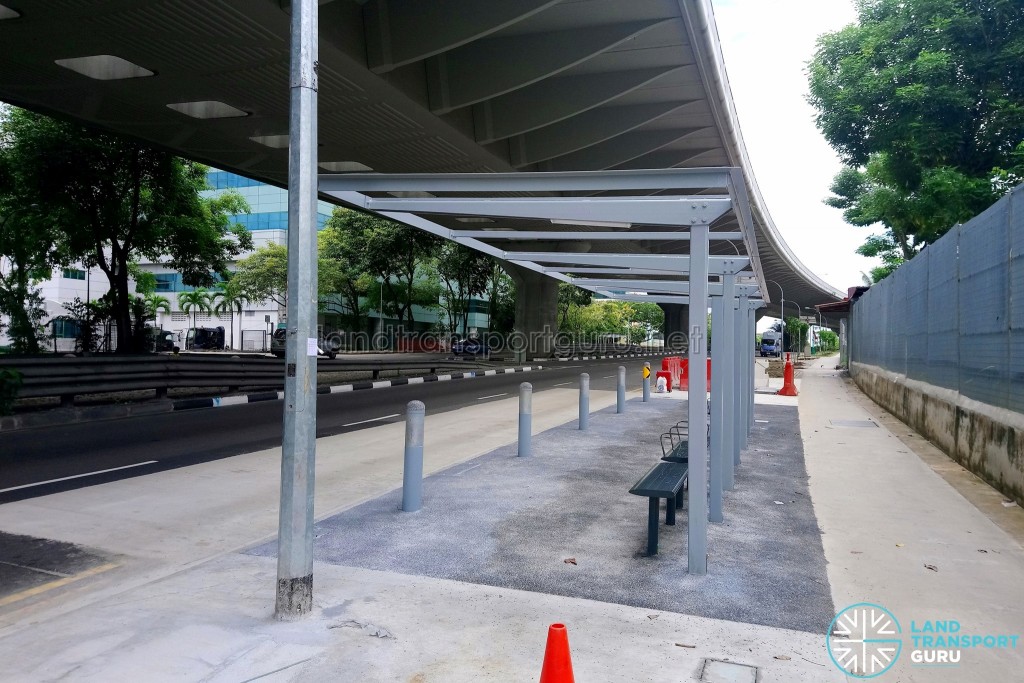 Kaki Bukit Avenue 3: New Bus Stops under construction
