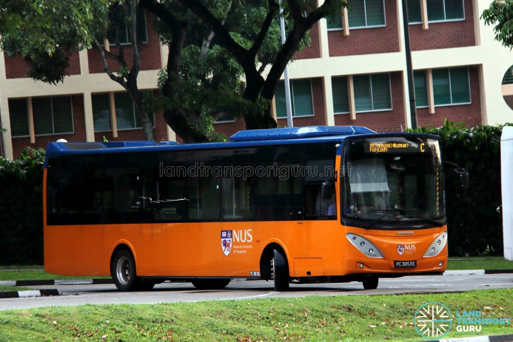 ComfortDelgro Bus Volvo B9L (PC3853E) - NUS ISB Route C