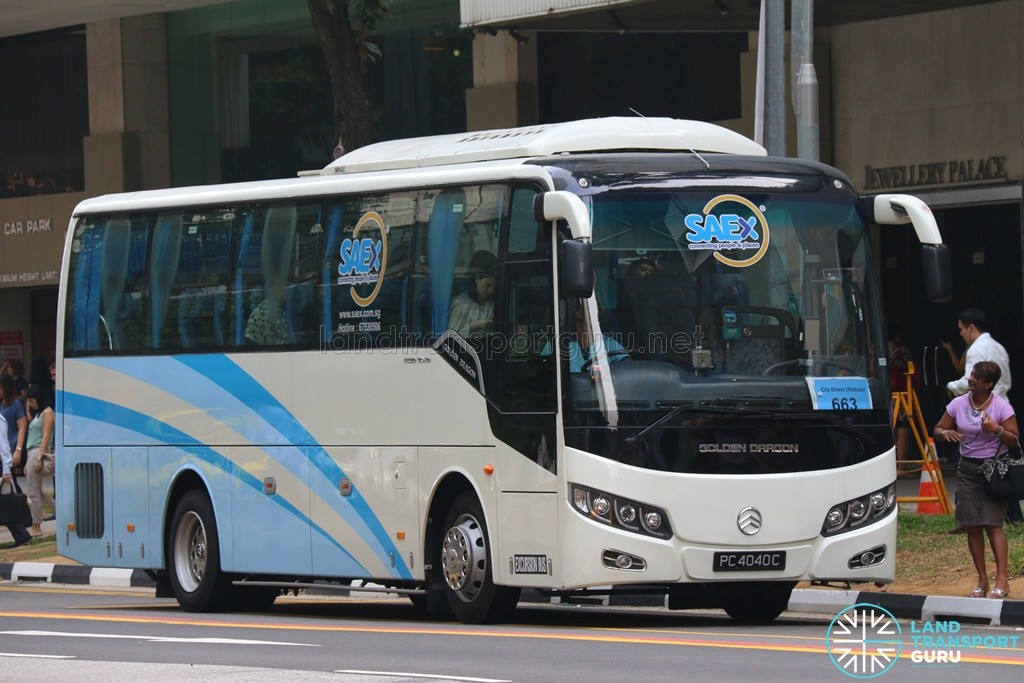 City Direct 663 - Bus Hub Golden Dragon XML6957J14B (PC4040C)