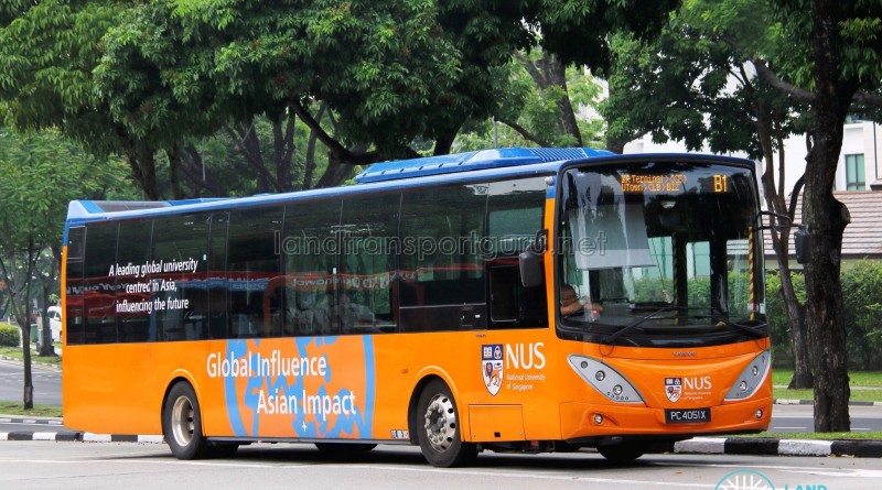 ComfortDelgro Bus Volvo B9L (PC4051X) - NUS ISB Route B1