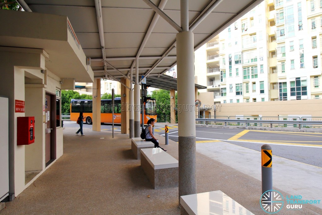 Prince George's Park Bus Terminal - Sheltered waiting area