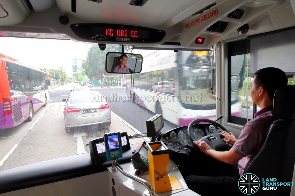 SBS Transit MAN A95 ND323F (SG5835M) - Driver's Cab