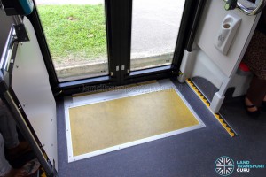 SBS Transit MAN A95 ND323F (SG5835M) - Automated Wheelchair ramp underneath exit door
