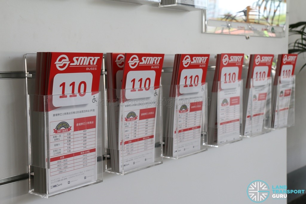 SMRT Bus Service 110 - Service Guides
