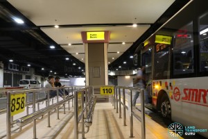 Bus Service 110 - Berth at Changi Airport PTB1