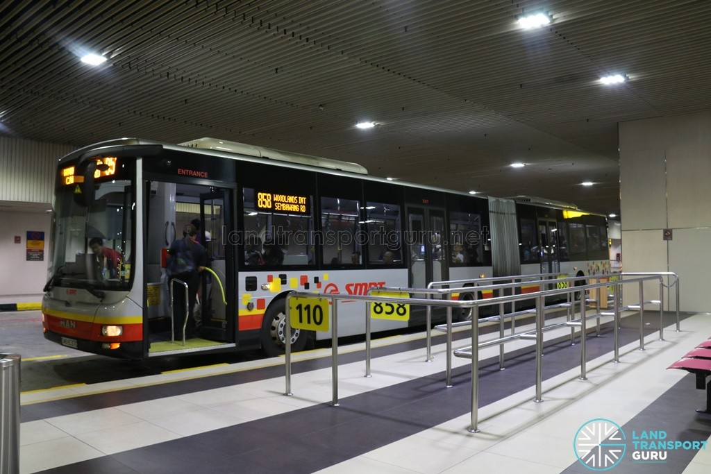 Bus Service 110 - Berth at Changi Airport PTB2