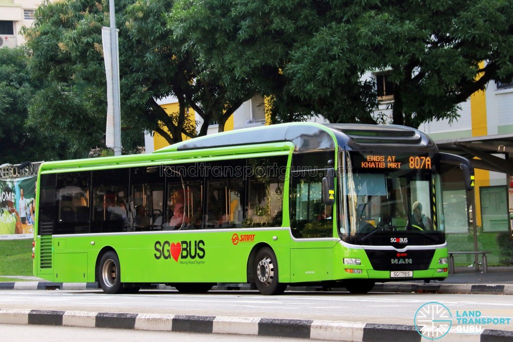 SMRT MAN NL323F (SG1719S) - Service 807A