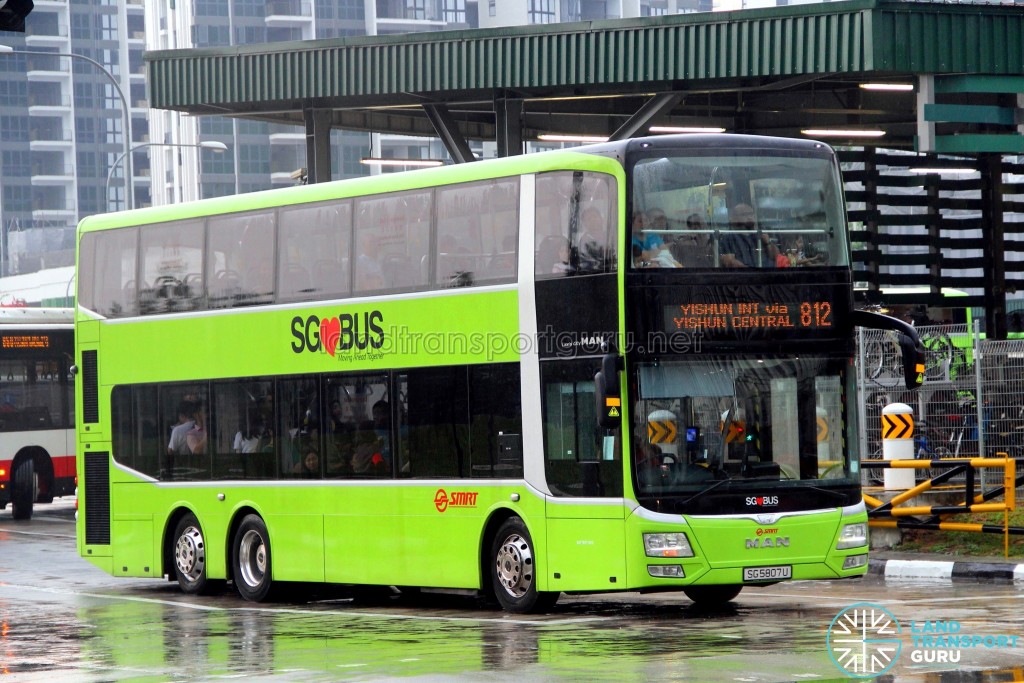 SMRT MAN A95 Facelift (SG5807U) - Service 812