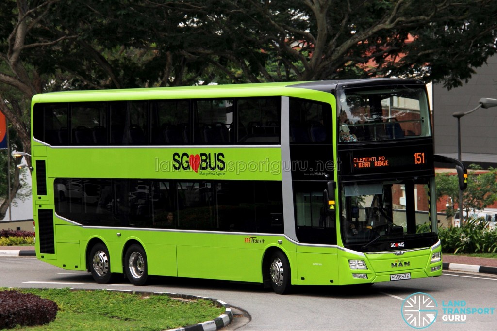 SBS Transit MAN A95 ND323F (SG5853K) - Service 151