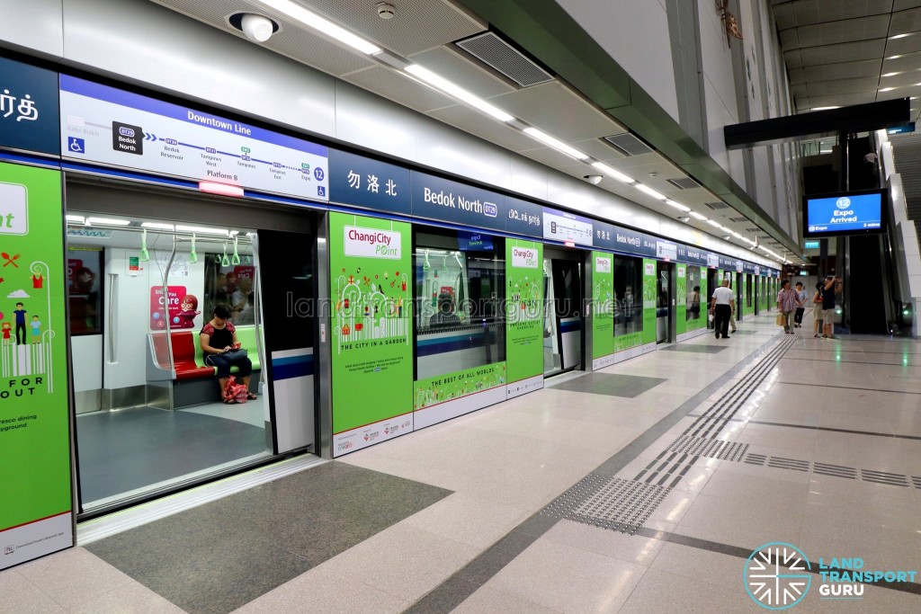 Bedok North MRT Station - Platform B