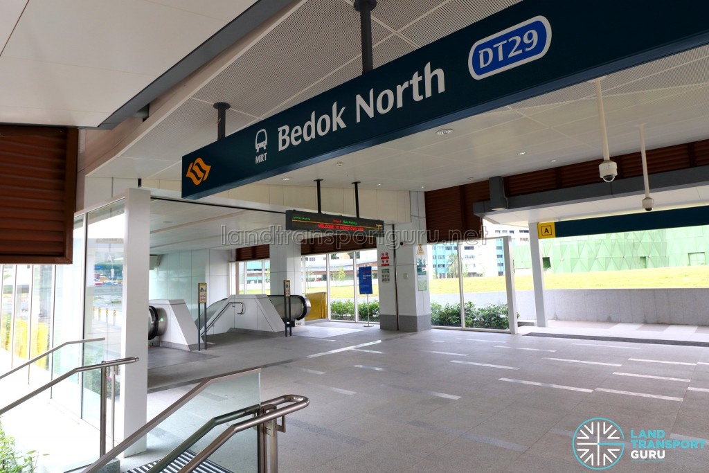 Bedok North MRT Station - Exit A