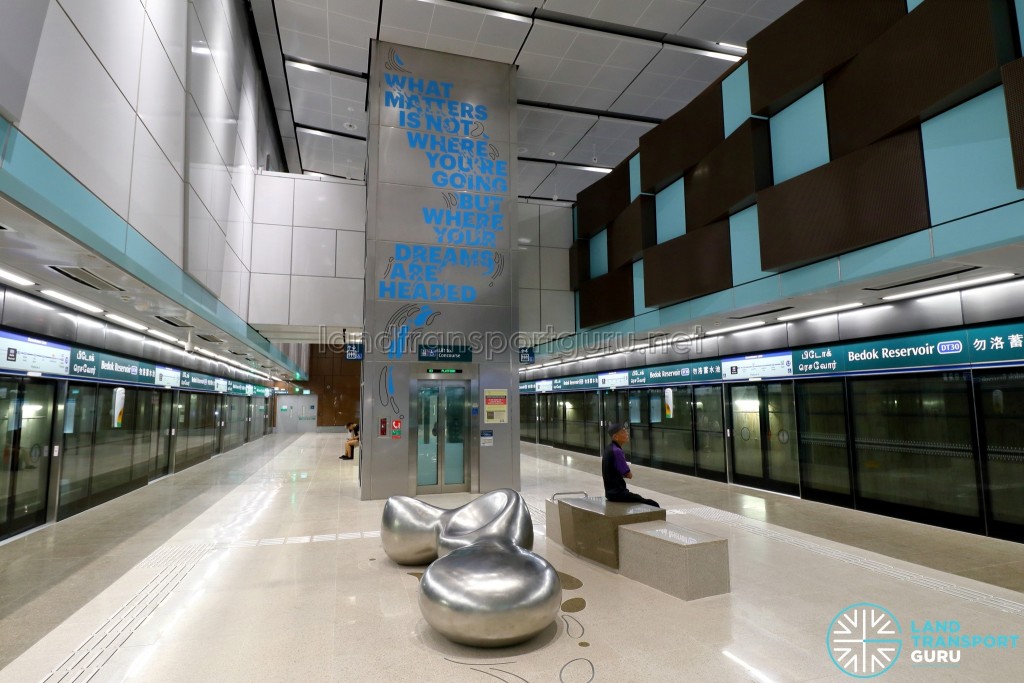 Bedok Reservoir MRT Station - Art In Transit