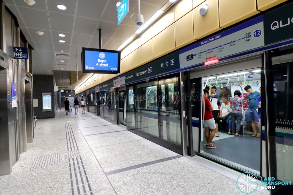 Bencoolen MRT Station - Platform B